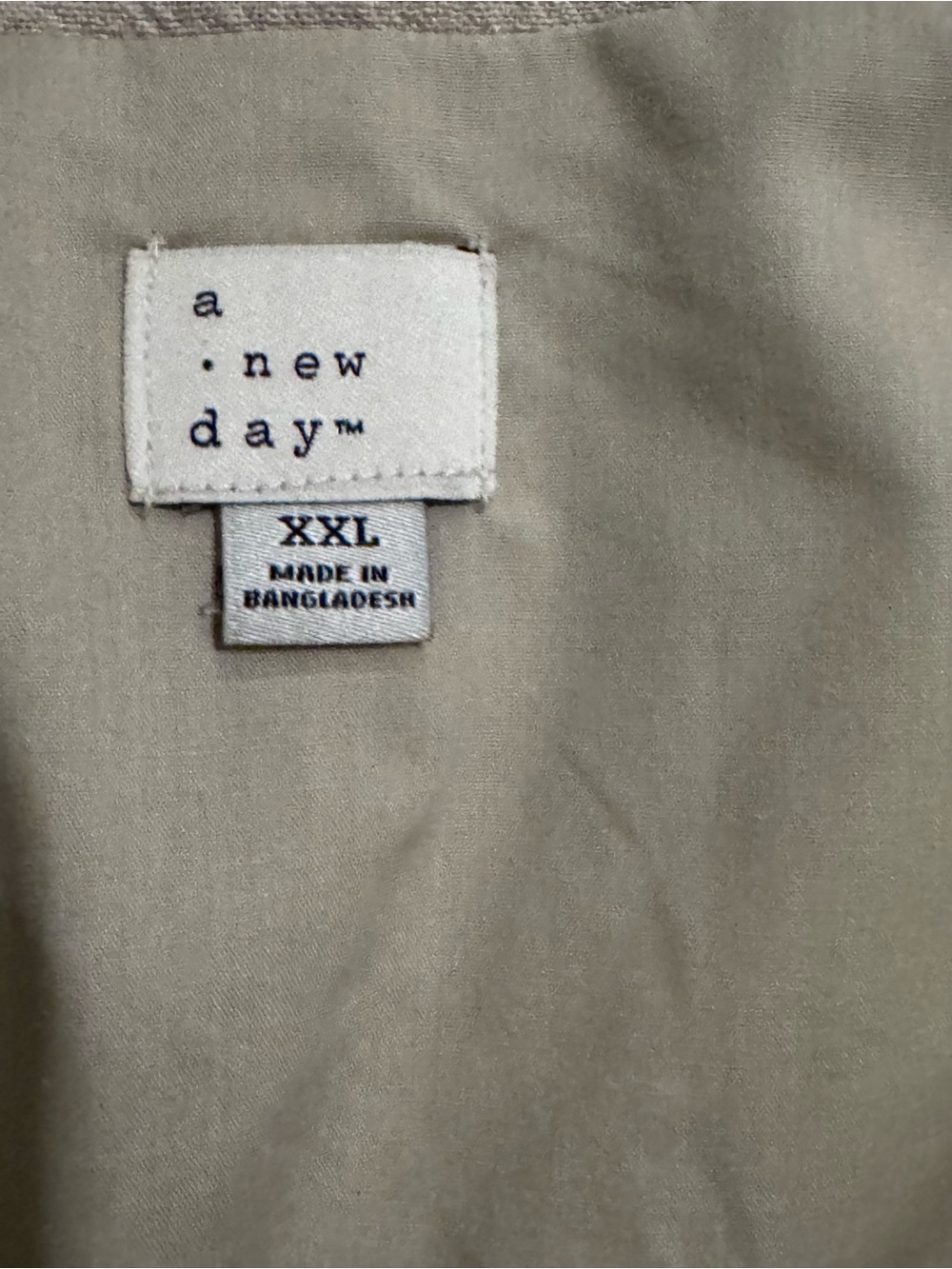 a new day Beige Linen Blend Button Front Vest - Picture 2 of 4